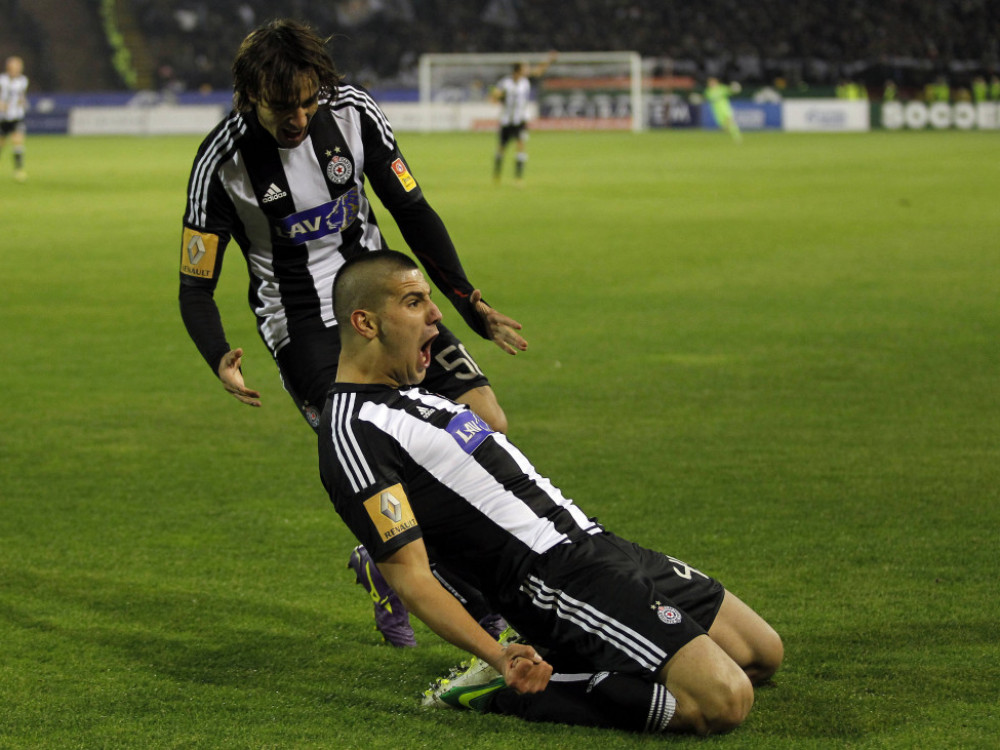 Aleksandar Mitrović, fudbaler Al Hilala, u vreme dok je igrao za Partizan