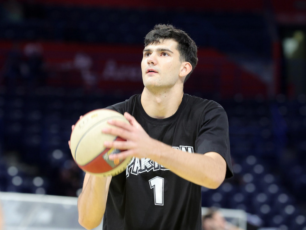 Tristan Vukčević, srpski košarkaški reprezentativac, u vreme dok je igrao za Partizan