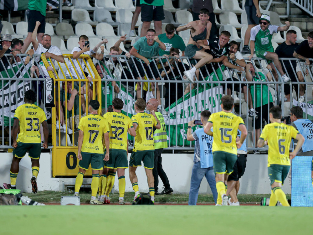 Fudbaleri Hibernijana u Beogradu