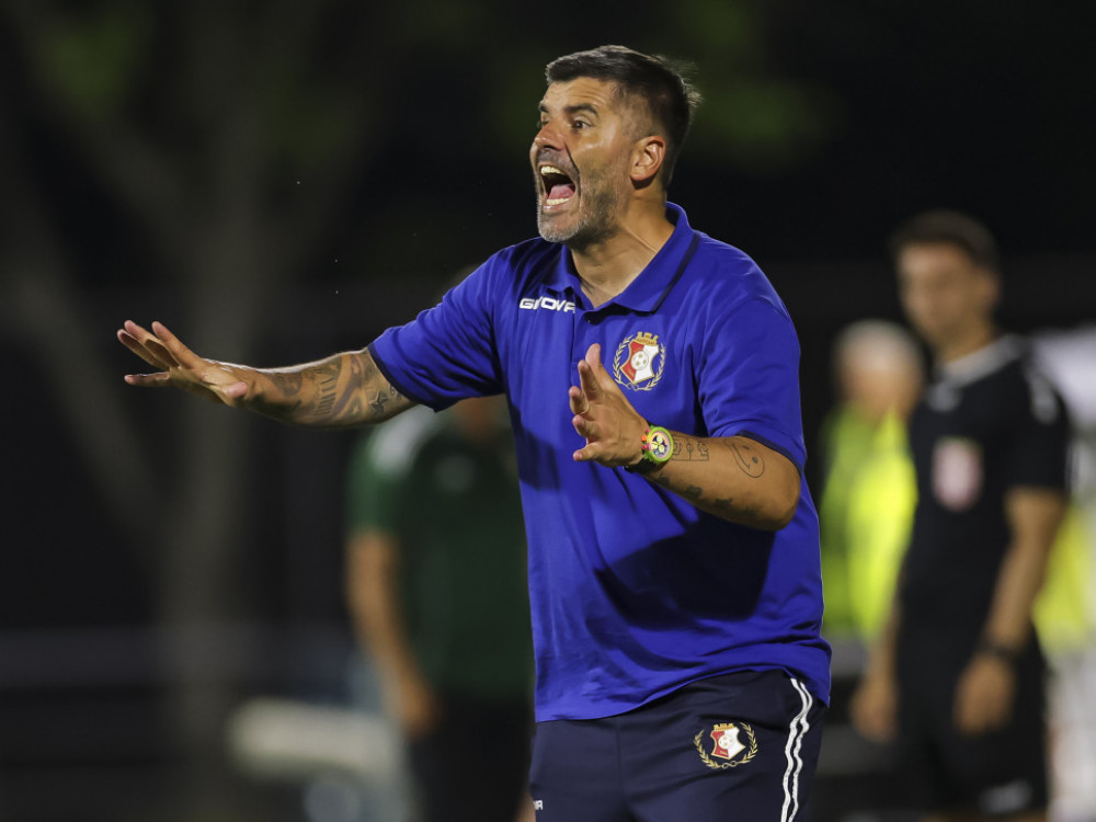 Trener Napretka Milan Nikolić
