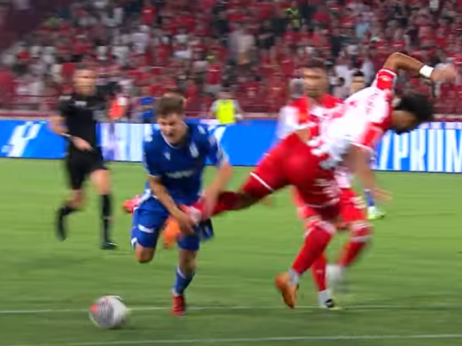 (VIDEO) Rodrigao "pocrveneo" u Beogradu: Zvezda sa igračem manje!