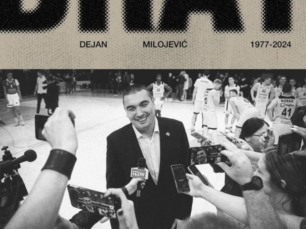 Plakat filma "Brate", posvećenog prerano preminulom treneru i košarkašu Dejanu Milojeviću