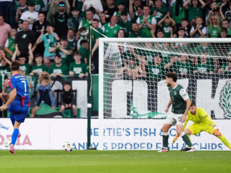 Partizan za 45 minuta istopio razliku Hibernijana: Milošević pogodio za 2:0
