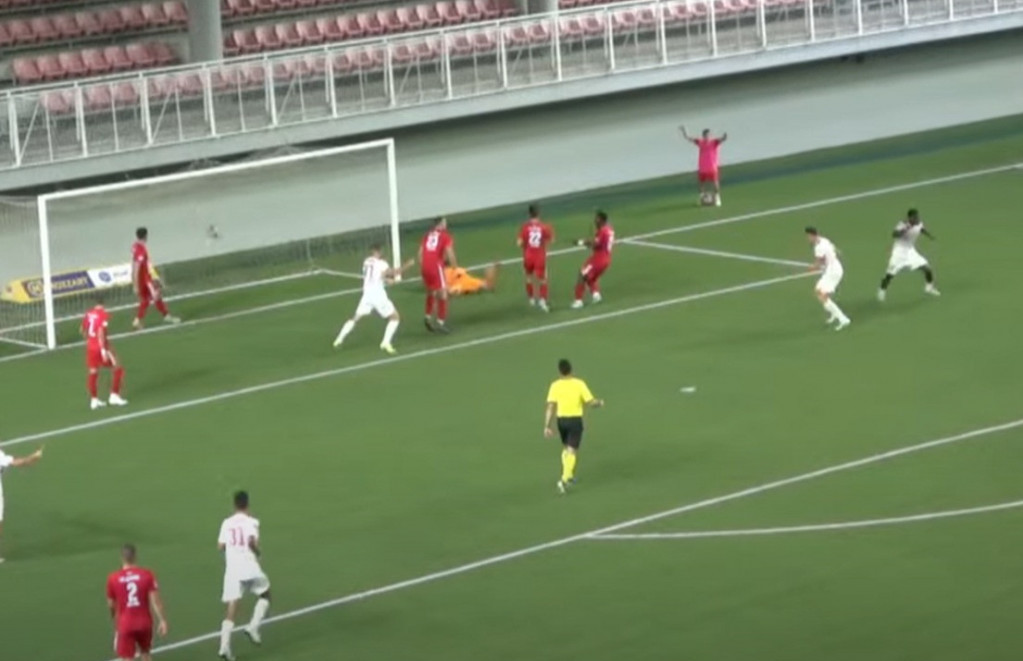 Gol Voždovca u nadoknadi