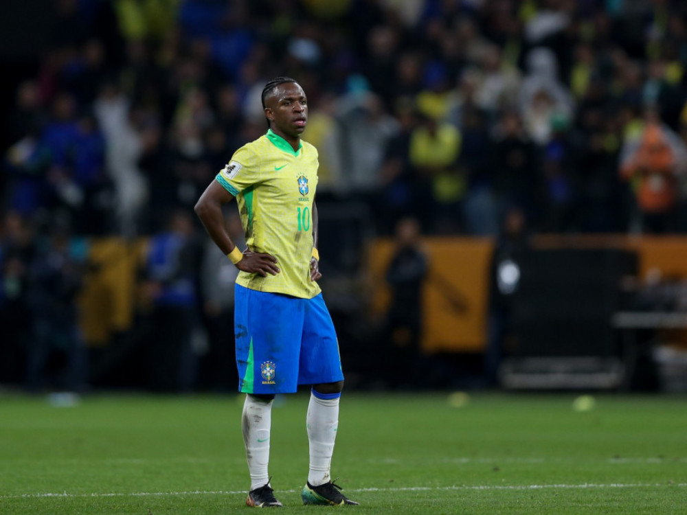Vinisijus Žunior, fudbaler Reala, na mečpu reprezentacije Brazila