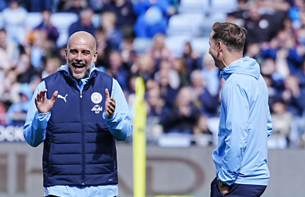 Pep Gvardiola i pomoćnik Pep Lijnders