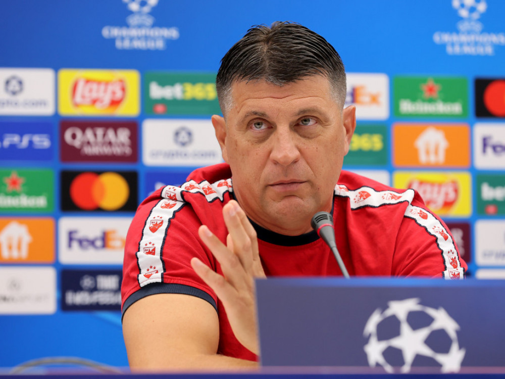 Trener Crvene zvezde Vladan Milojević