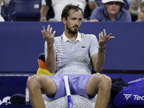Medvedev novčano kažnjen sa 42.500 dolara zbog incidenta na US Openu