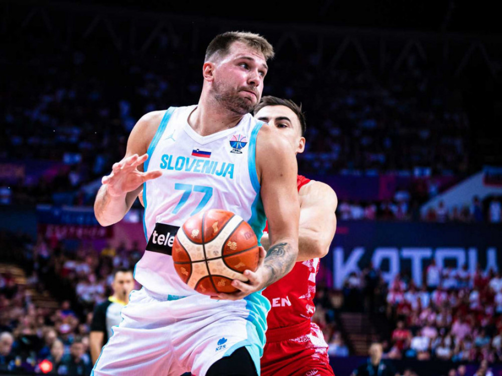 Luka Dončić na meču sa Poljskom