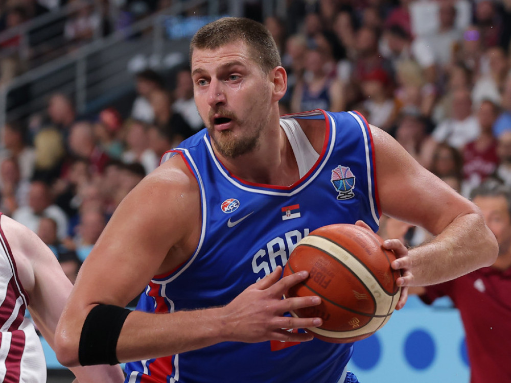 Nikola Jokić i Ognjen Dobrić, košarkaški reprezentativci Srbije