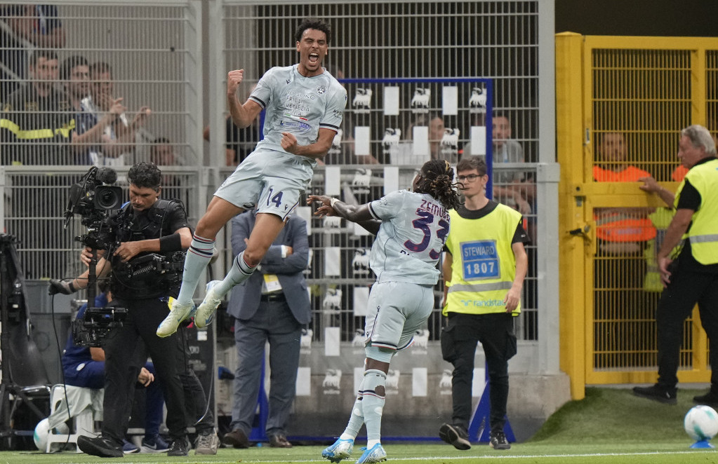 Artur Ata (Udineze) slavi gol na "Meaci"