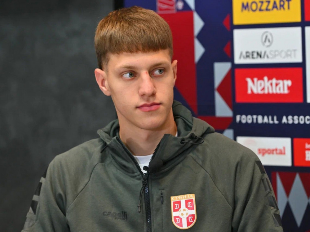 Ognjen Ugrešić, novopečeni član fudbalske A selekcije Srbije
