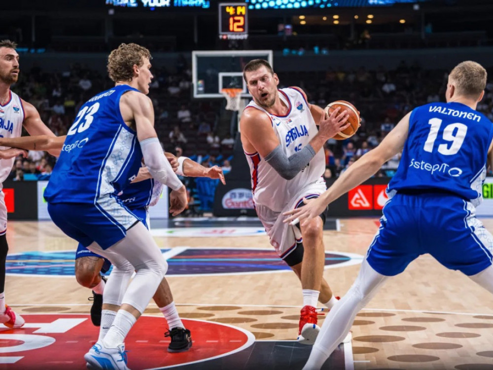 Nikola Jokić u dresu reprezentacije Srbije