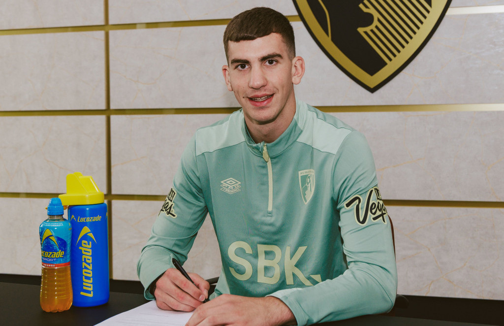 Veljko Milosavljević u opremi Bornmuta