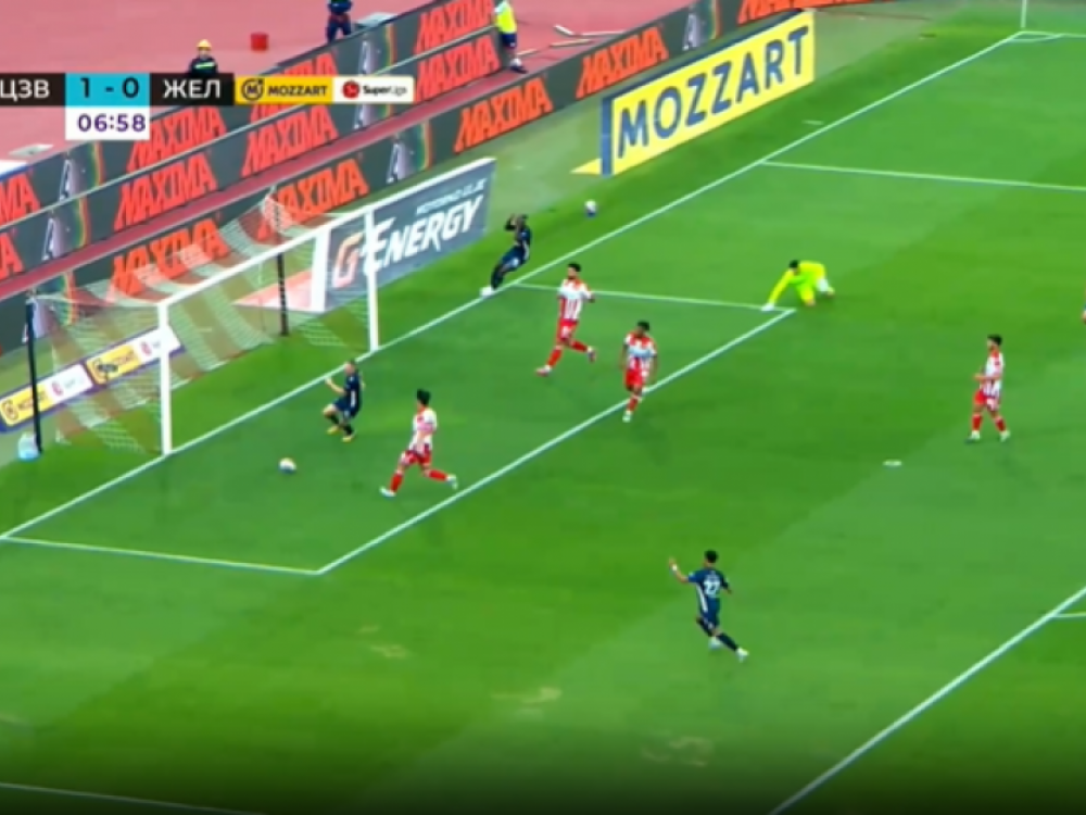 Igrač Železničara imao je kolosalnu šansu