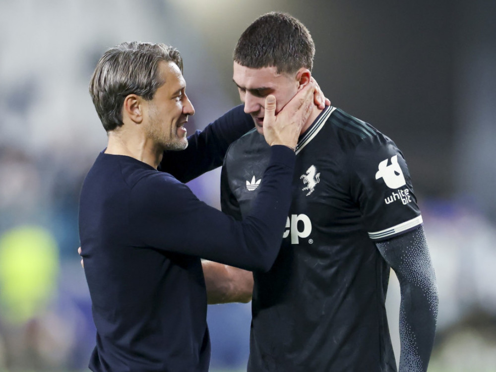 Dušan Vlahović i Niko Kovač