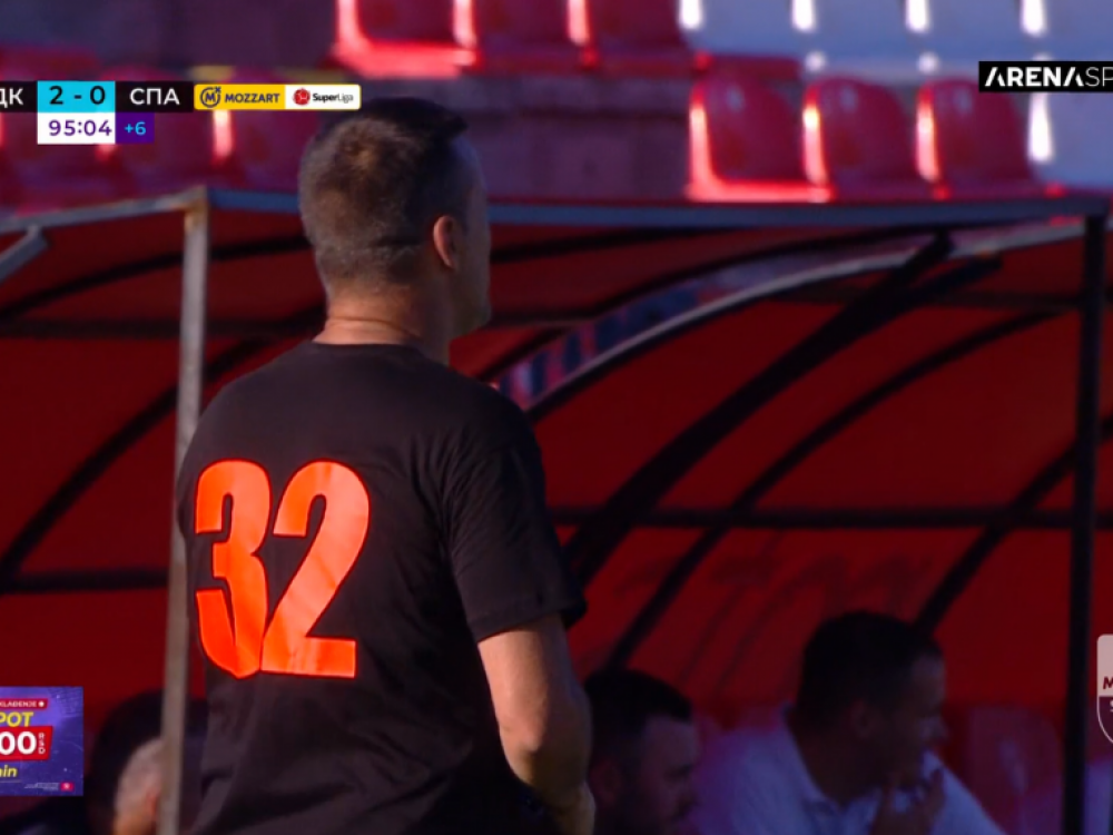 Aleksandar Luković na meču Radničkog
