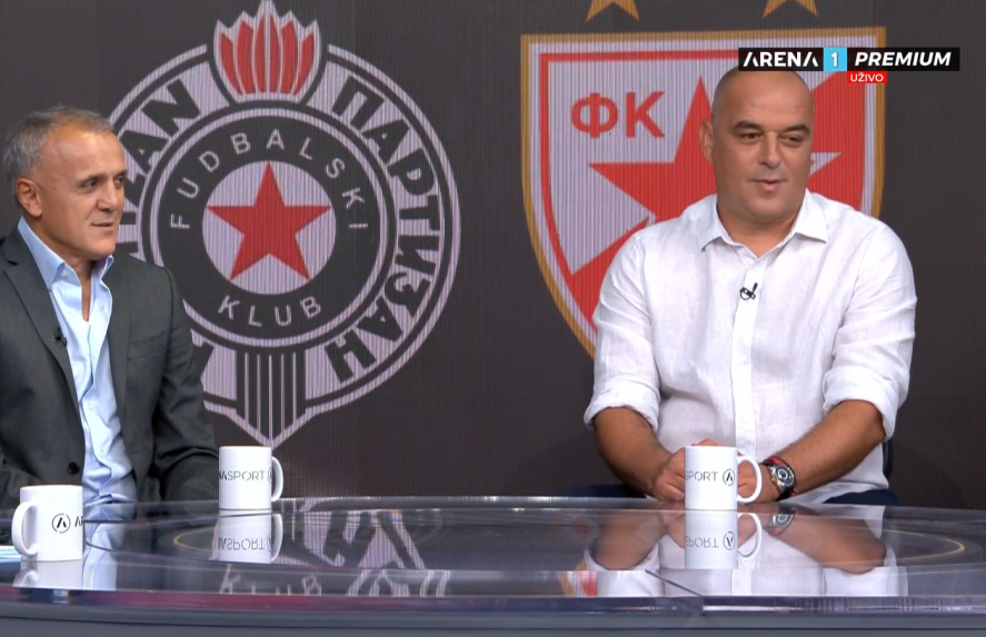 Nenad Milijaš i Ljubinko Drulović u Studiju Arene