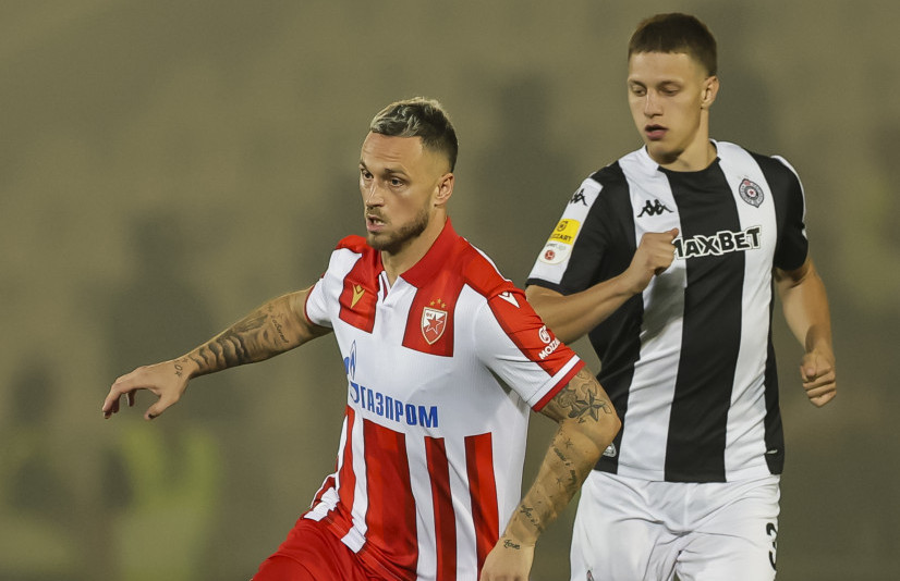 Fudbaleri Zvezde i Partizana