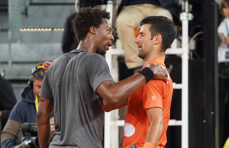 Gael Monfis i Novak Đoković