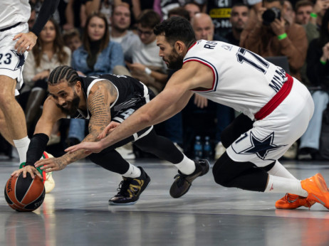 (UŽIVO) Partizan - Olimpija Milano: Minimalna prednost crno-belih posle 10 minuta