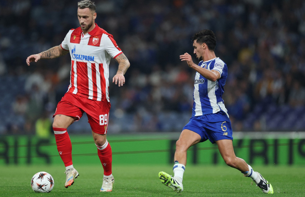 Fudbaleri Crvene zvezde su poraženi od Porta