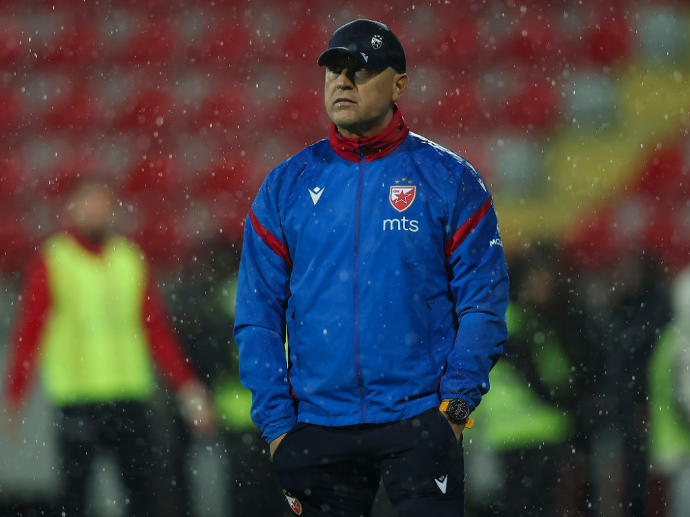 Vladan Milojević na meču sa Napretkom
