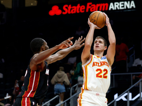 Nikola Đurišić koristi minute u predsezoni NBA lige: Atlanta dobila Majami, Jović propustio meč zbog povrede