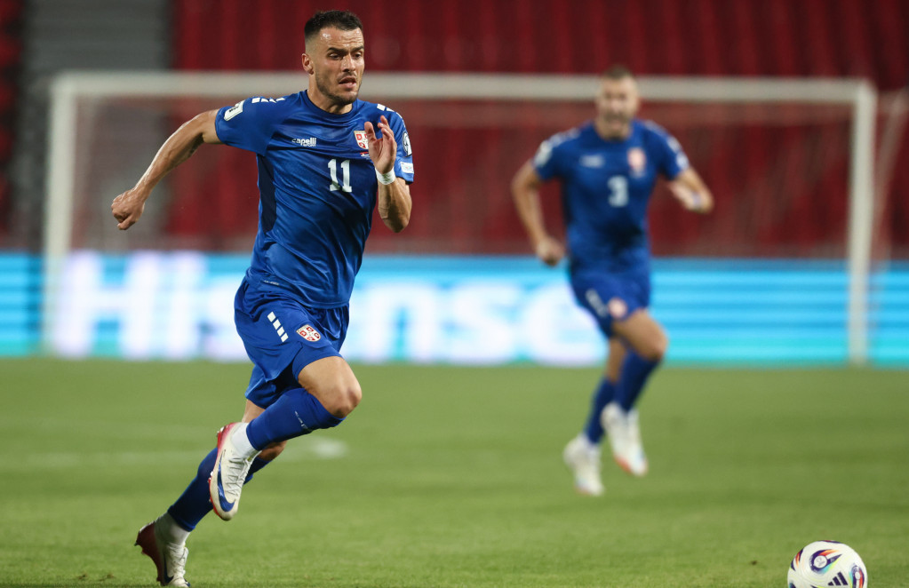 Filip Kostić se nada pozitivnom učinku na sutrašnjem izazovu u Londonu