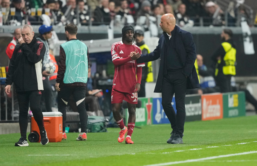 Džeremi Frimpong i Arne Slot
