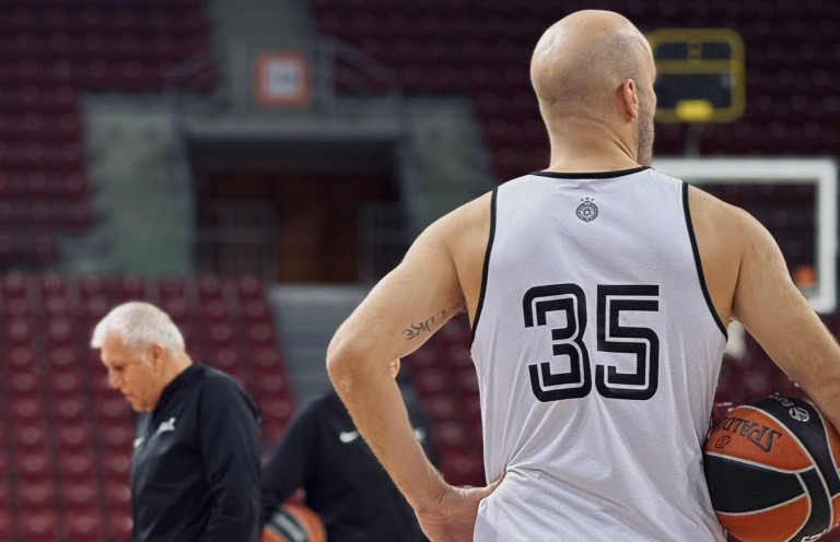 Nik Kalates na treningu