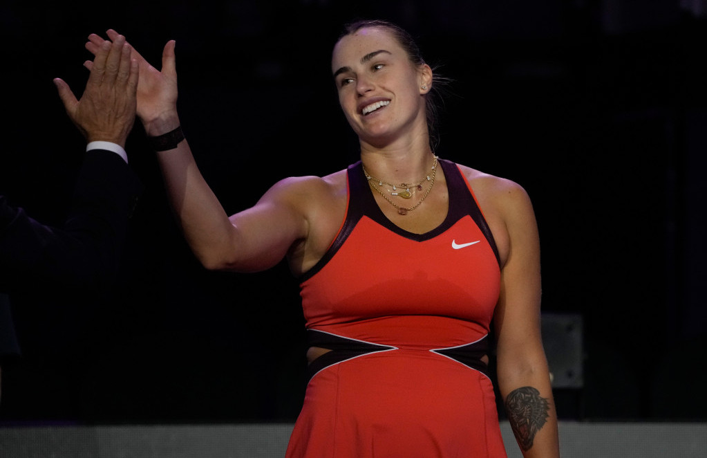 Arina Sabalenka je upisala drugu pobedu na završnom mastersu