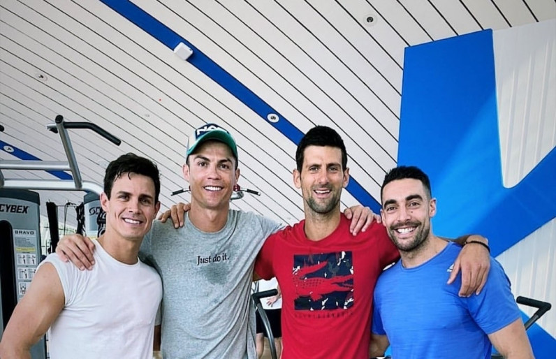 Novak Đoković i Kristijano Ronaldo