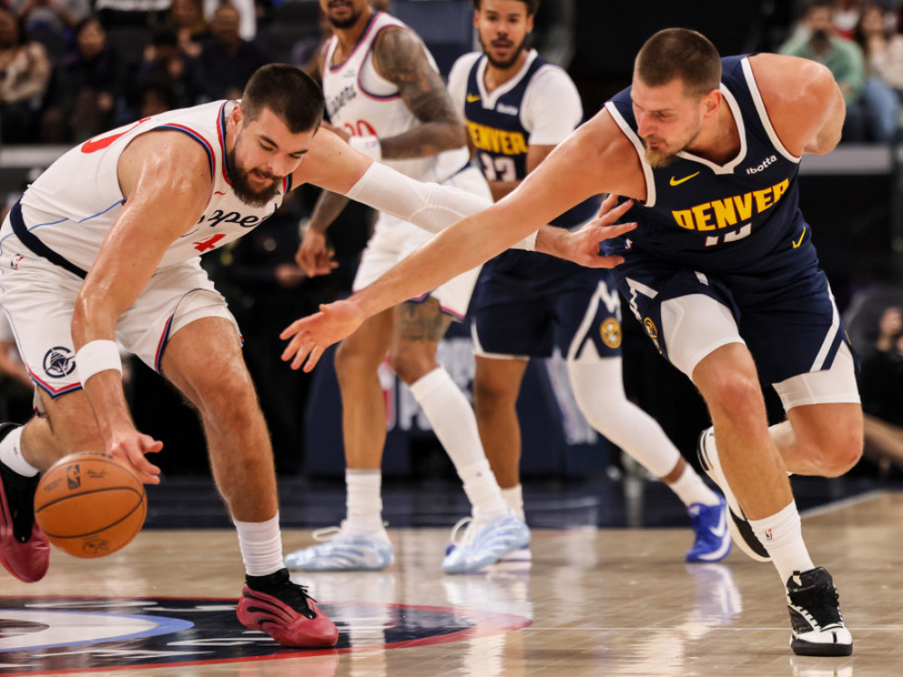 Ivica Zubac i Nikola Jokić