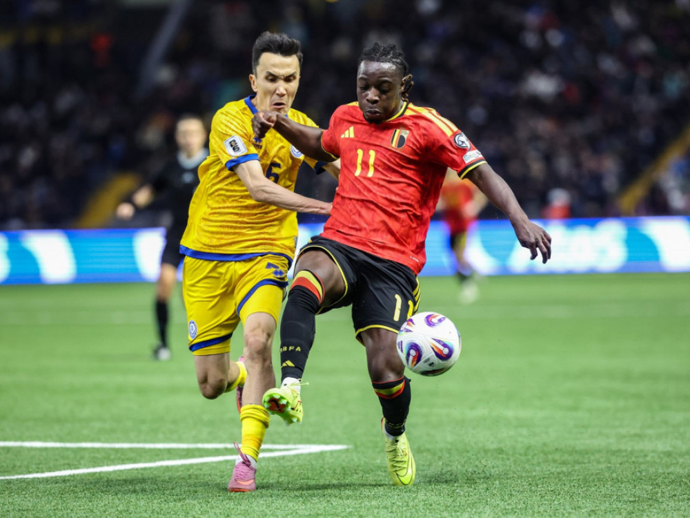 Fudbaleri Belgije i Kazahstana