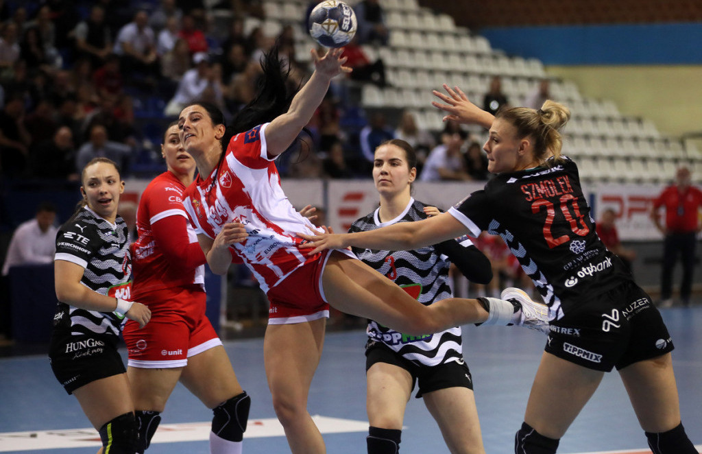 Sara Garović u prodoru na gol Mađarica