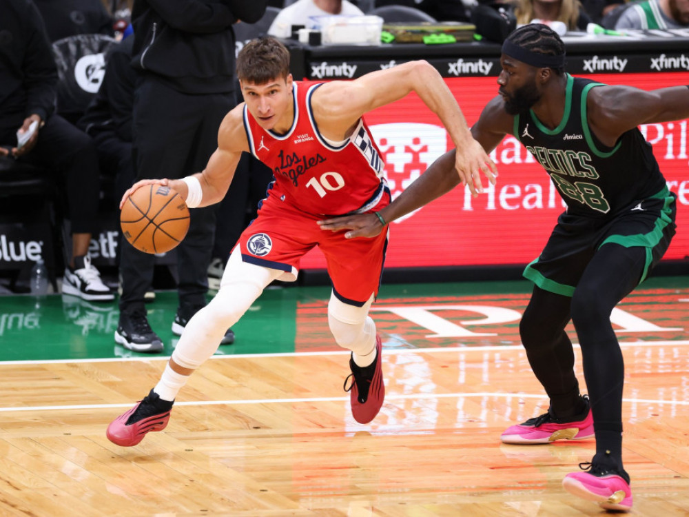 Bogdan Bogdanović na meču sa Bostonom