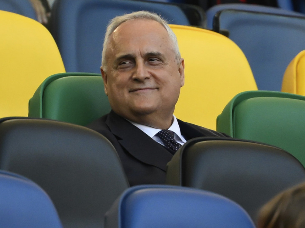 Klaudio Lotito, predsednik Lacija, na stadionu rimskog kluba