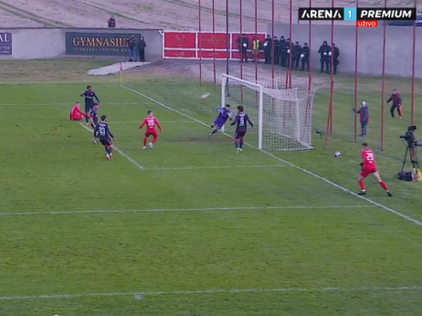 (VIDEO) Umalo šok u Rumi: Šta je sada Sloven promašio protiv Crvene zvezde...