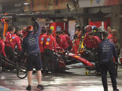 Lekler očajan: Sedam godina isti probem - kako padne kiša bolid Ferarija je neupotrebljiv