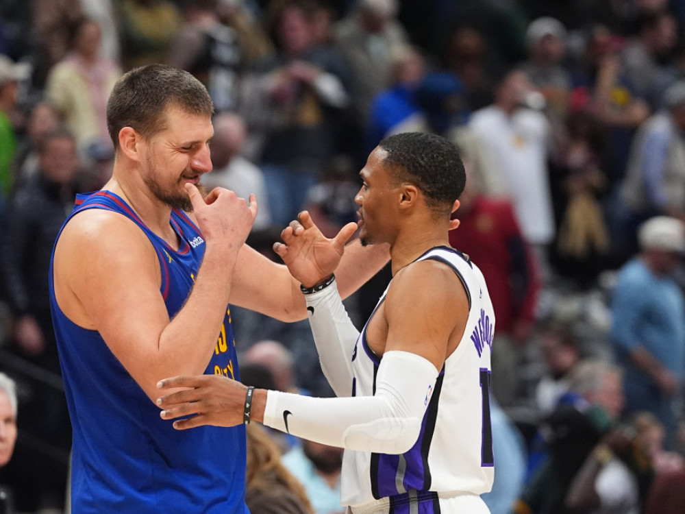 Prošle sezone delili loptu, a sada na drugim stranama - Nikola Jokić i Rasel Vestbruk