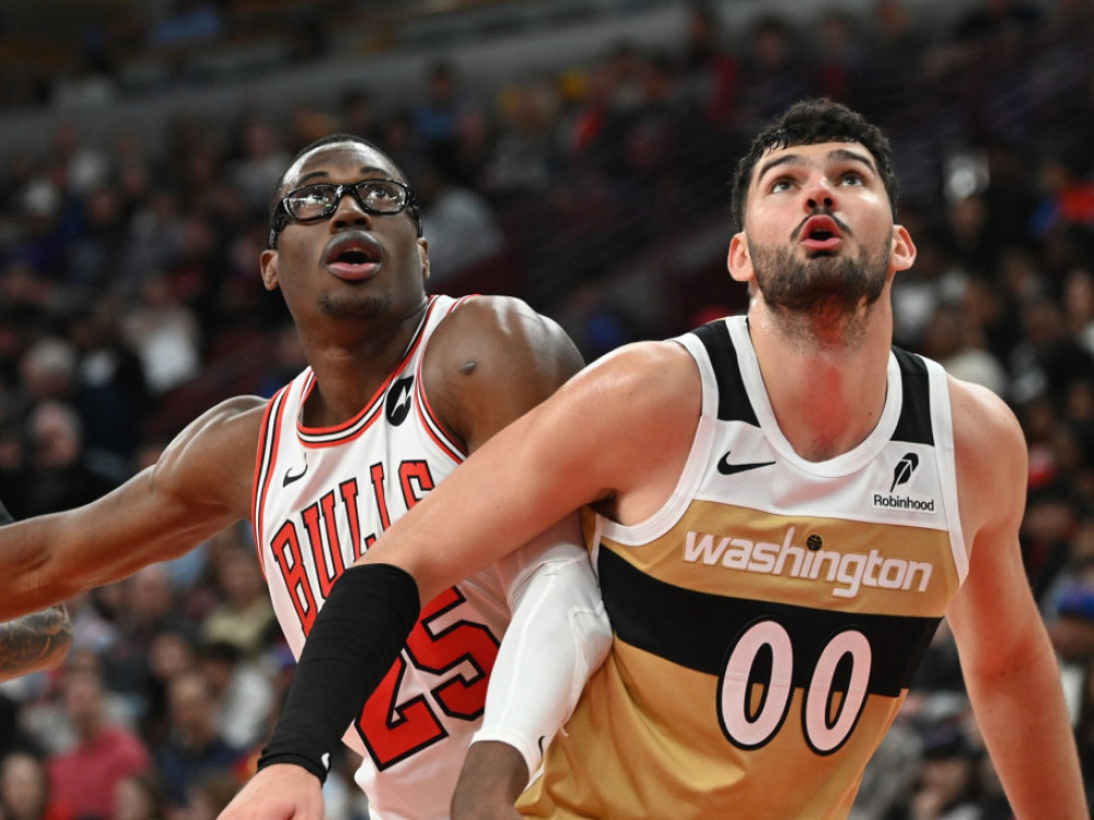 Tristan Vukčević na meču sa Čikagom