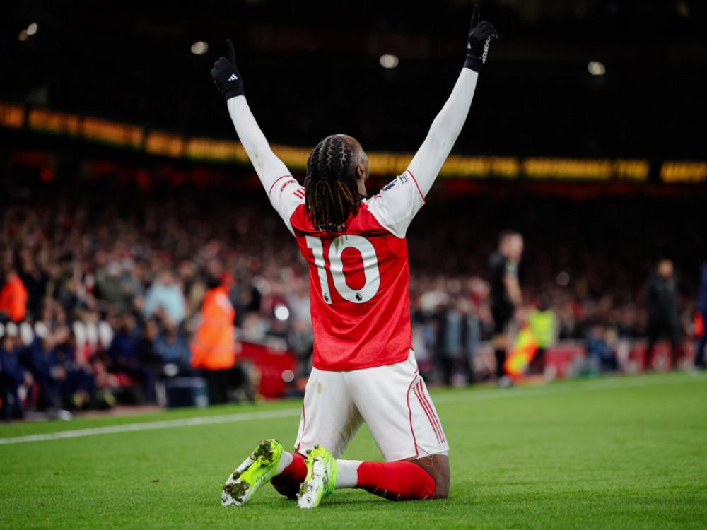 Ebereči Eze, strelac tri gola za Arsenal protiv Totenhema