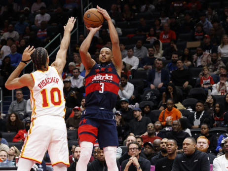 (VIDEO) Mekolum eksplodirao ubacio 46 poena i 10 trojki: Vašington prekinuo crni niz protiv Atlante