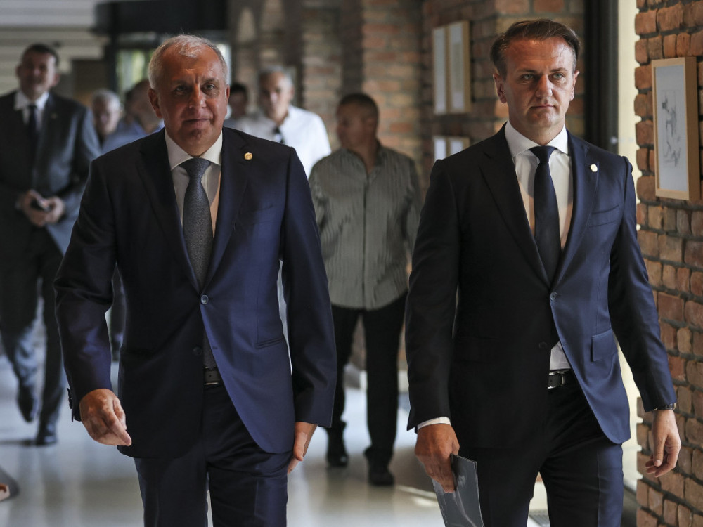 Željko Obradović i Ostoja Mijailović, predsednik KK Partizan