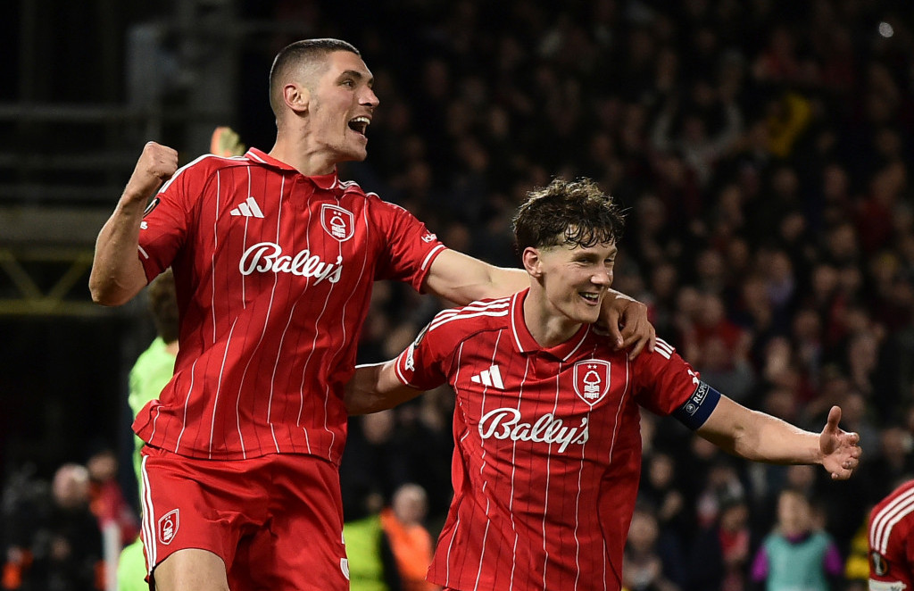 Nikola Milenković je postigao gol protiv Malmea kojim je potvrdio pobedu Notingem Foresta