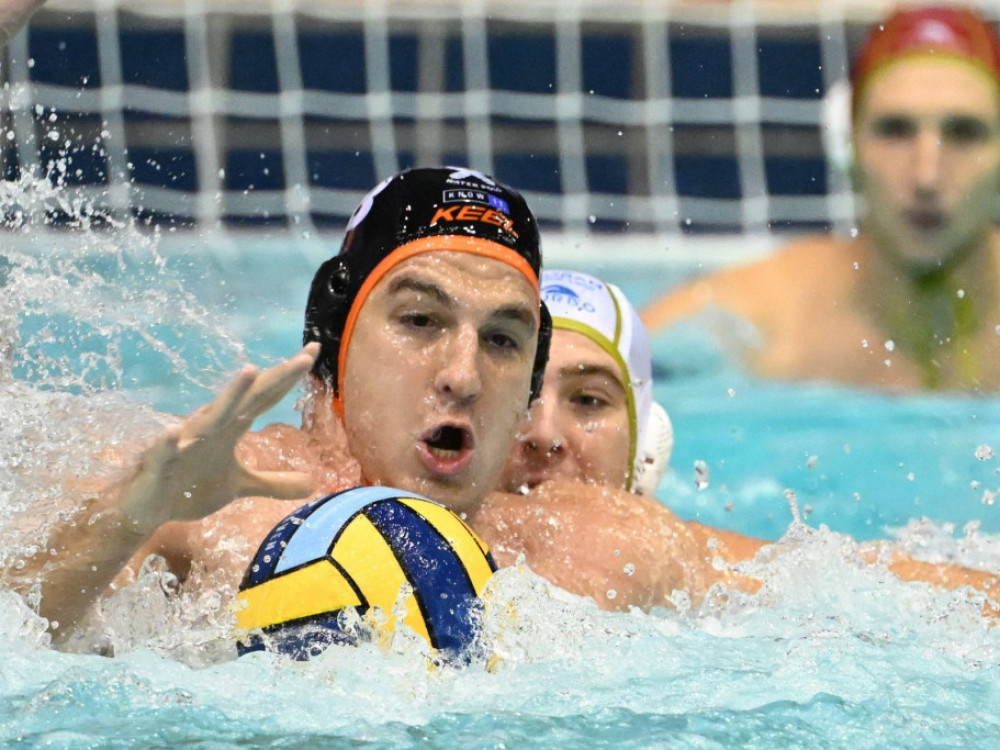 Nikola Jakšić, vaterpolista KVK Radnički, na jednom od ranijih mečeva