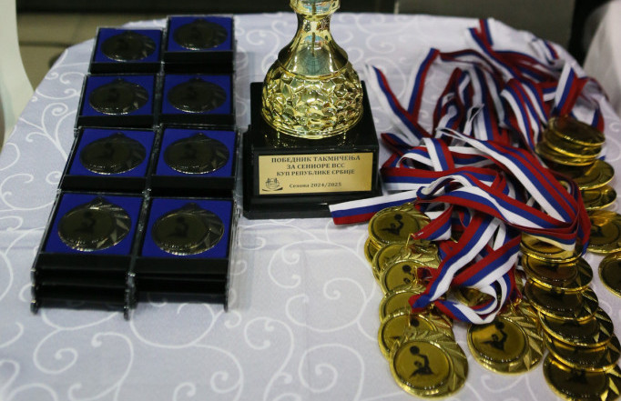 Medalje namenjene finalistima Kupa Srbije