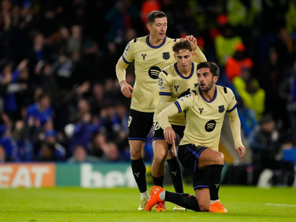 Fudbaleri Barselone, tokom poslednjeg meča u Ligi šampiona