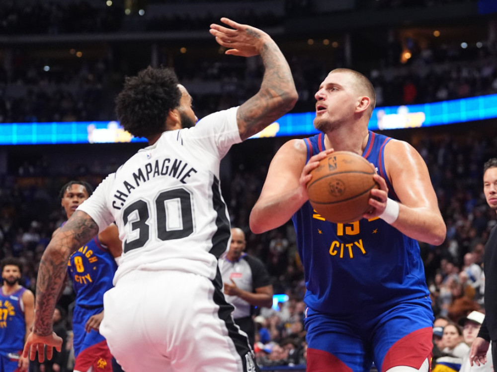 Nikola Jokić, košarkaš Denvera, u porazu od San Antonija
